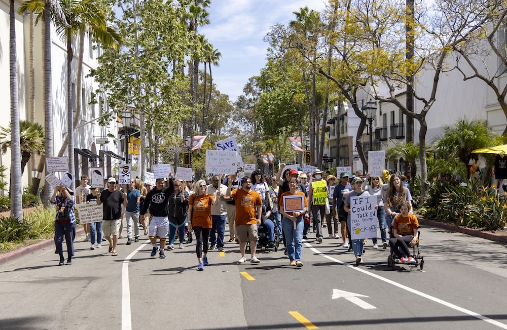 Hundreds March at Unite for Disability Rights Rally in Santa Barbara