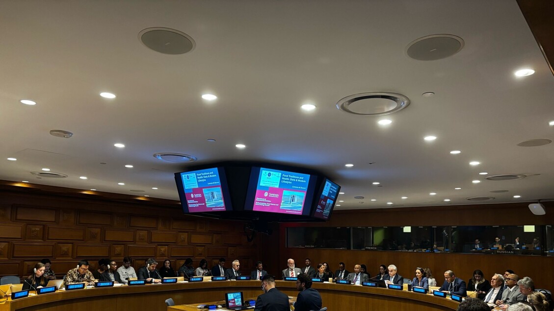 Salute, cibo e cultura, Italia promuove diete tradizionali a Onu