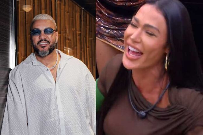 Belo Reage com Carinho após Ser Surpreendido por Gracyanne Barbosa no BBB25