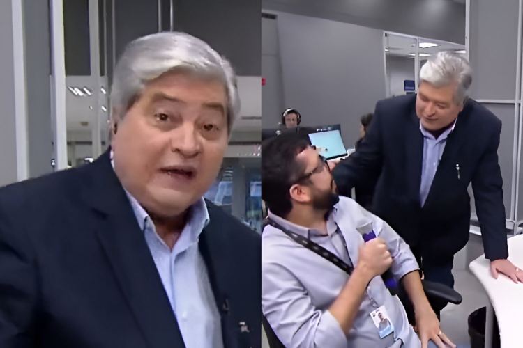 Datena Causa Confusão na Redação do SBT: Veja o Momento Embarçoso!