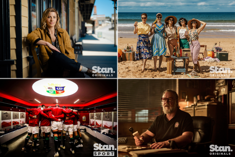 Stan Unveils Star-Studded Lineup: British & Irish Lions, Russell Crowe, and Abbie Cornish Set to Shine