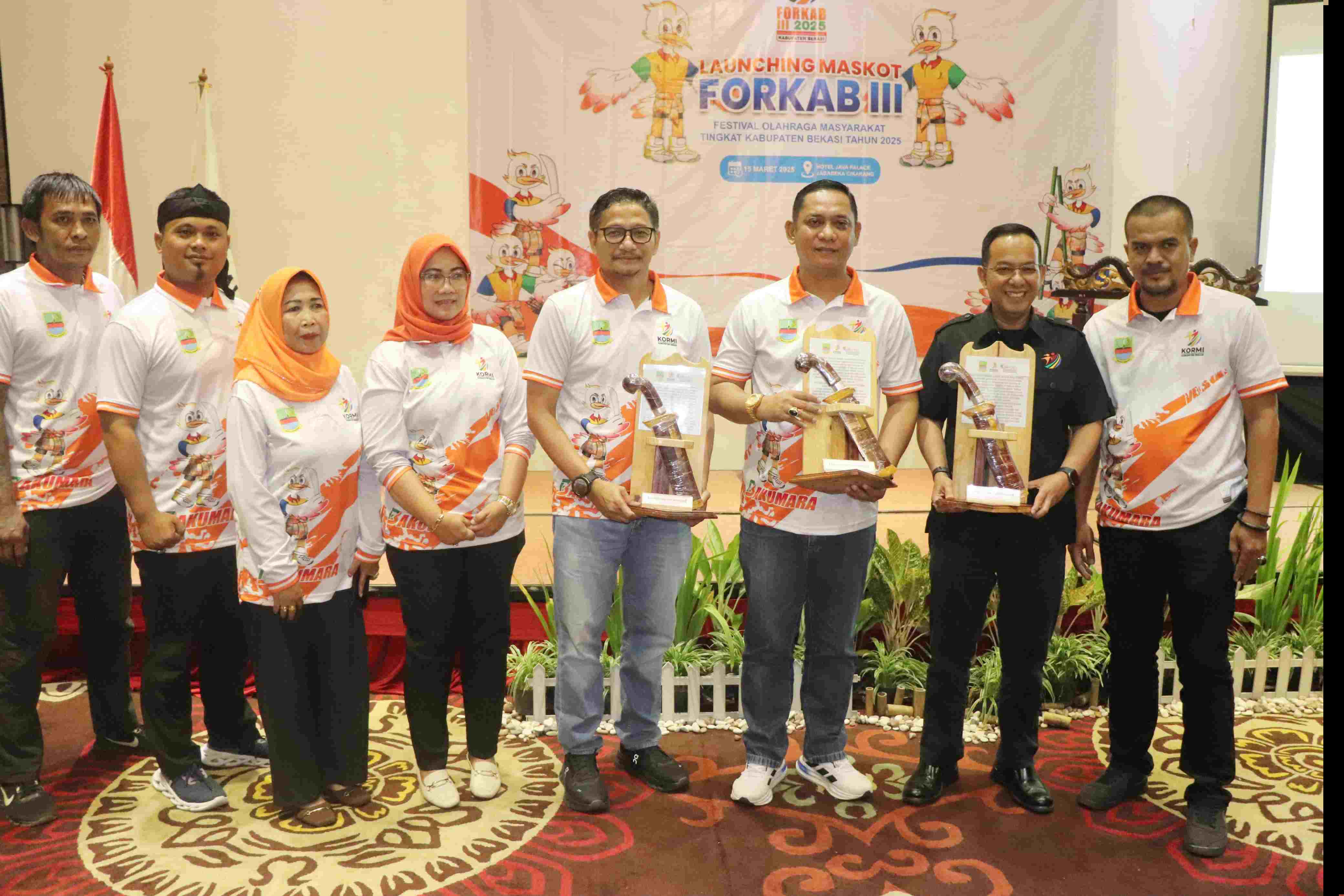 Bakumara, Maskot Festival Olahraga Rekreasi Masyarakat Kabupaten Resmi Diluncurkan