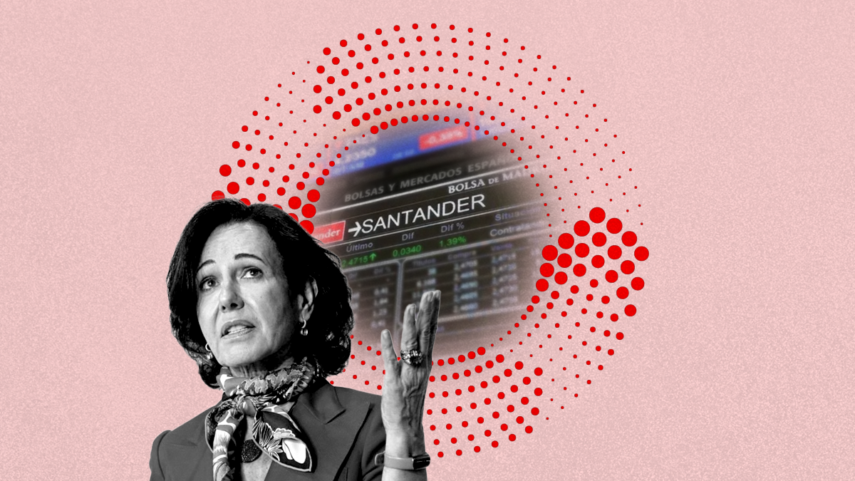 Santander lidera el sorprendente rally de los bancos con rentabilidad intermedia