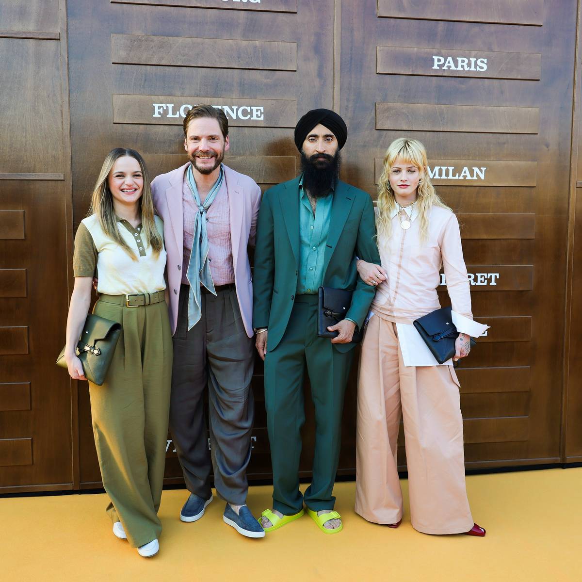 Montblanc Let's Write: la sfilata evento e il party con Daniel Brühl e Esther McGregor