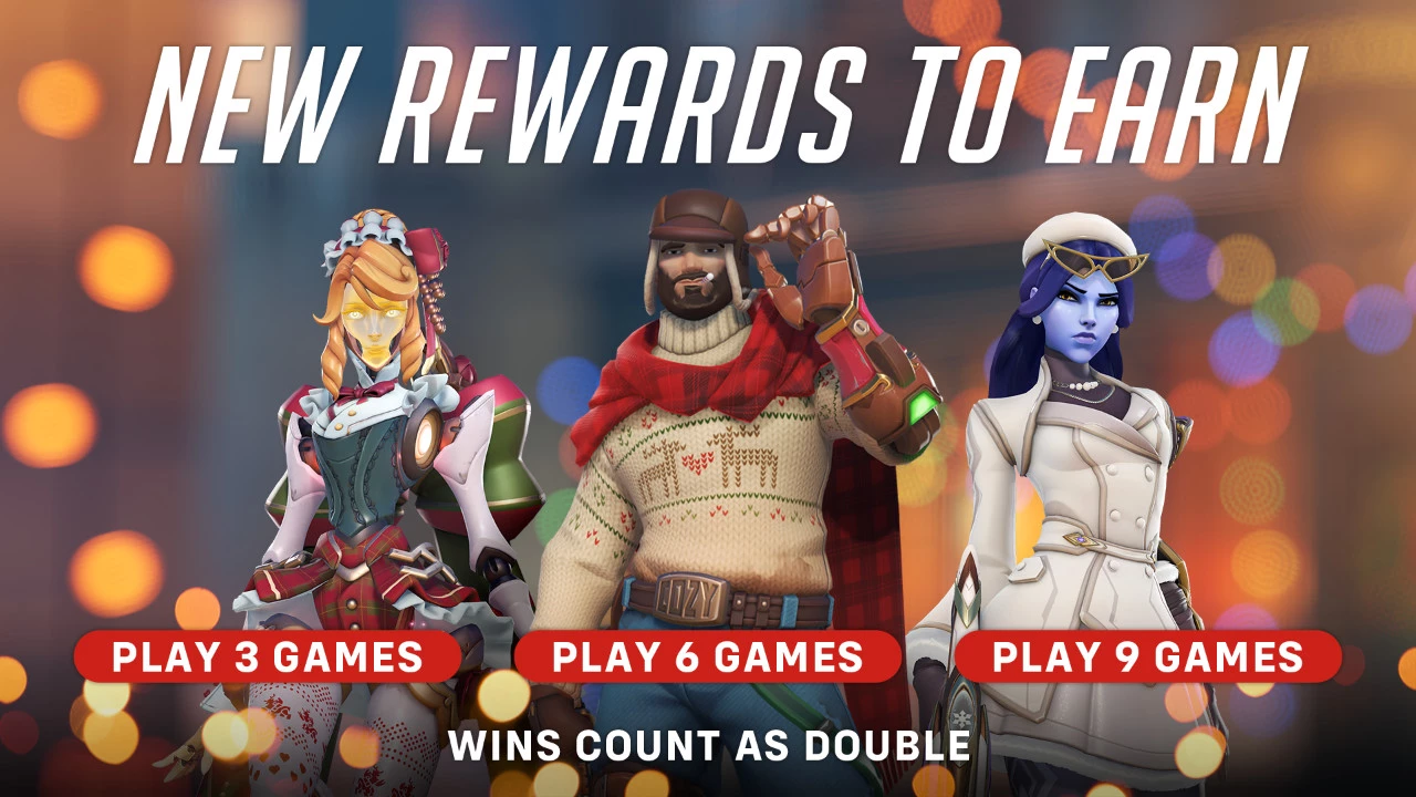 Праздничные ивенты и подарки в Overwatch 2: не пропустите!