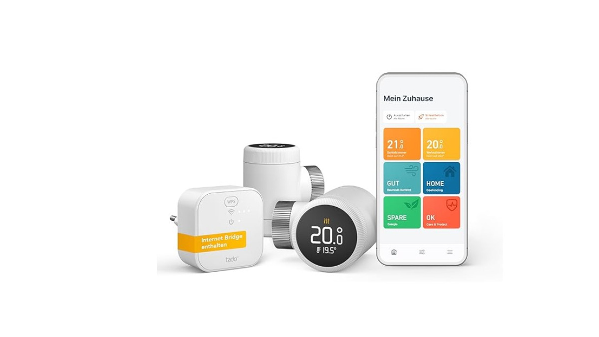 Anzeige: Jetzt die Hälfte sparen mit dem Starter-Kit von tado