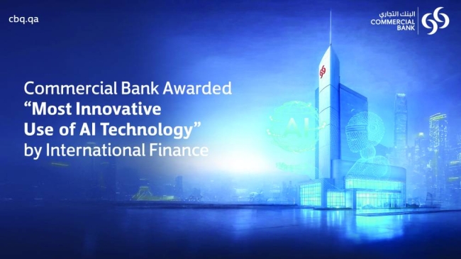 Commercial Bank awarded 'most innovative use of AI technology' by International Finance