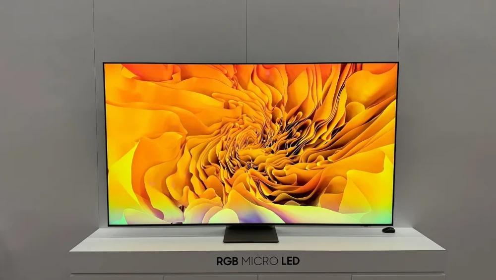 Samsung запустила производство телевизоров с экранами RGB MicroLED