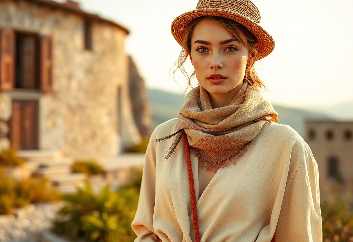 Tendenze colore e materiali nella moda naturale. Influenze cromatiche e texture che richiamano il paesaggio italiano.
