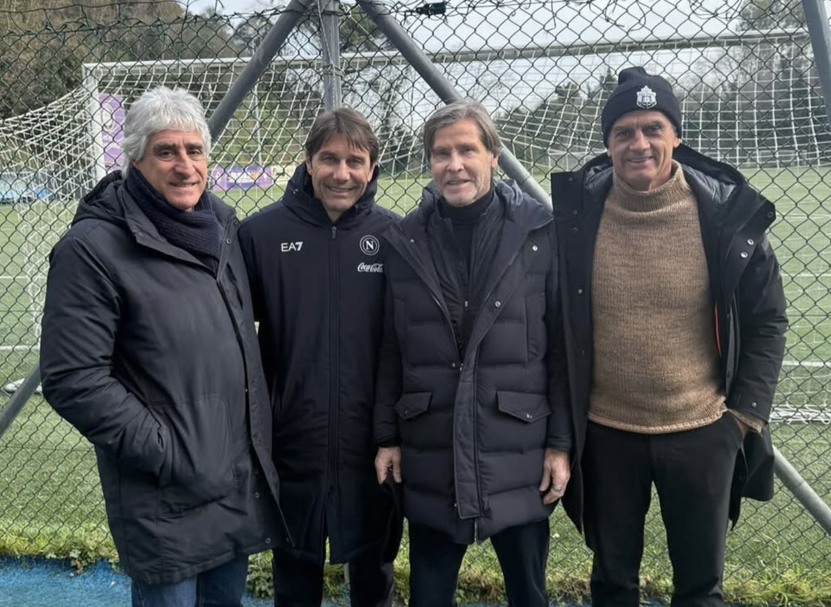 Il Napoli "assaggia" l'Olimpico e si allena alla Boreale