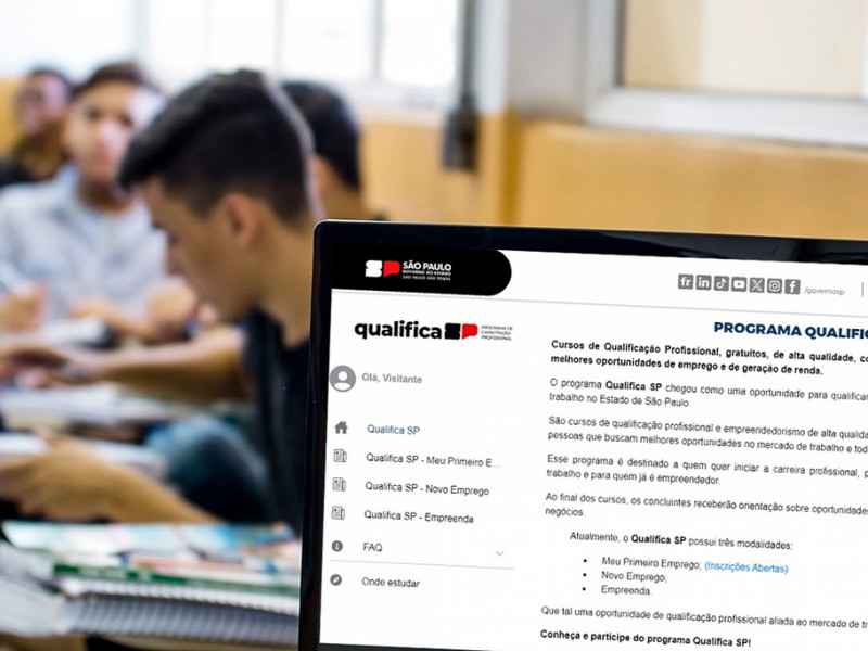 Qualifica SP oferece mais de mil vagas em cursos de tecnologia