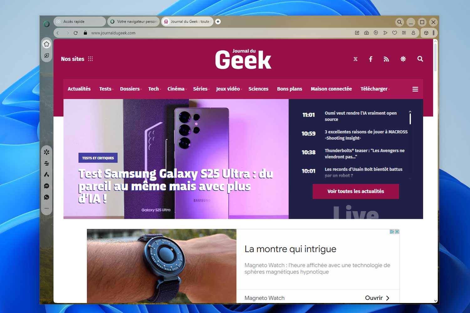 Un navigateur web pour un esprit sain : découvrez le dernier lancement d'Opera