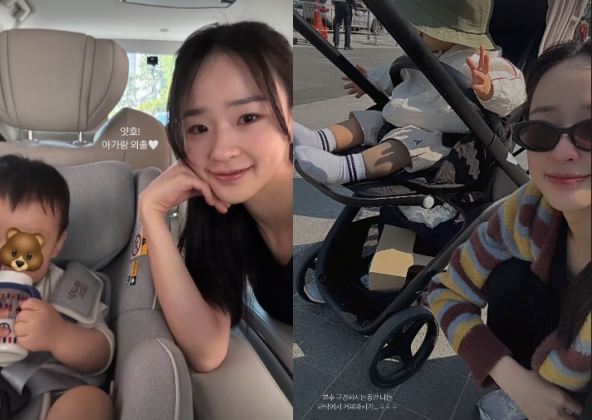체조 요정♥ 손연재, 육아의 현실...'바닥에서 커피 마시기'
