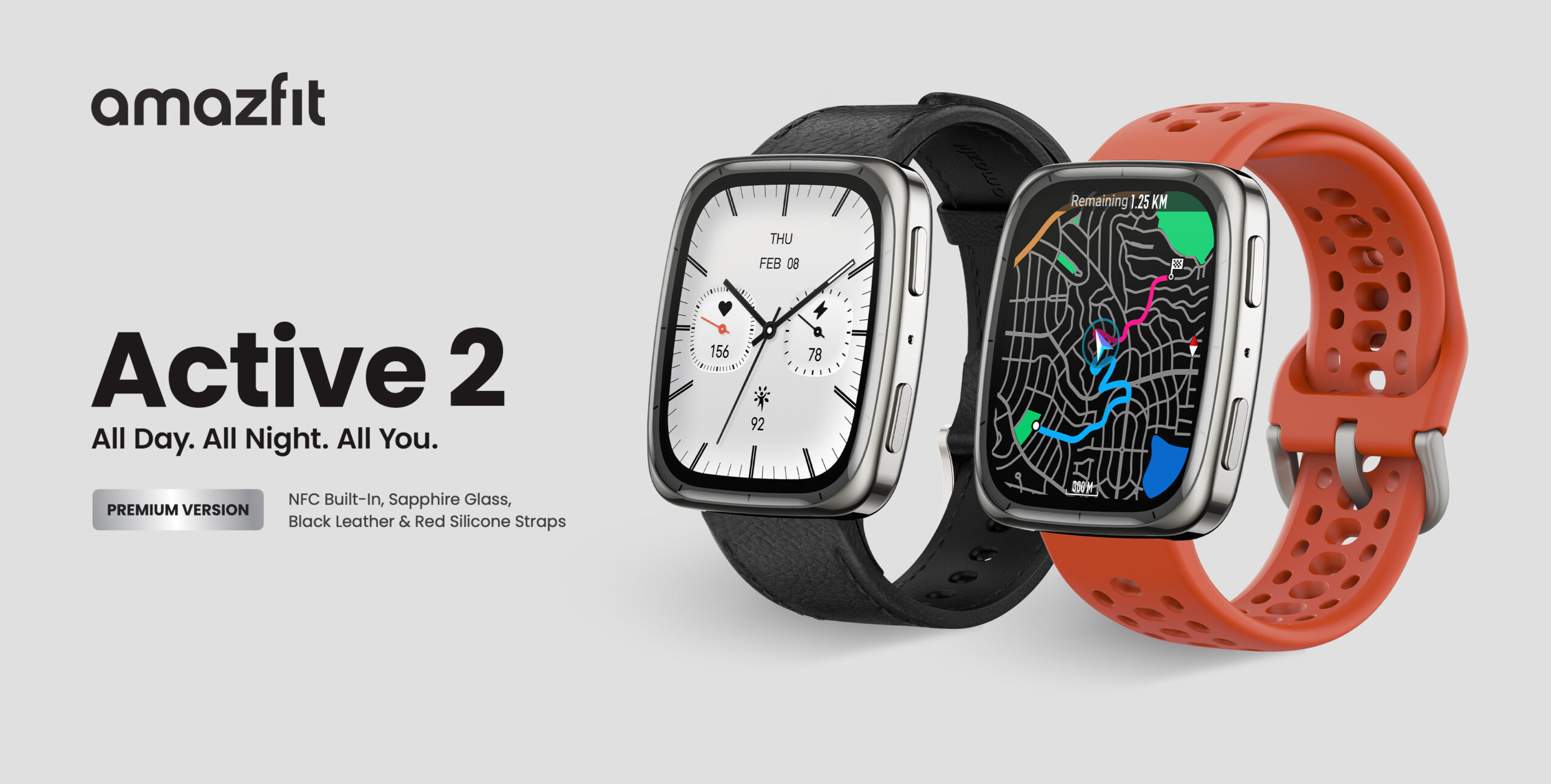 Amazfit Active 2 Square è lo smartwatch che unisce sport, look classico e tecnologia