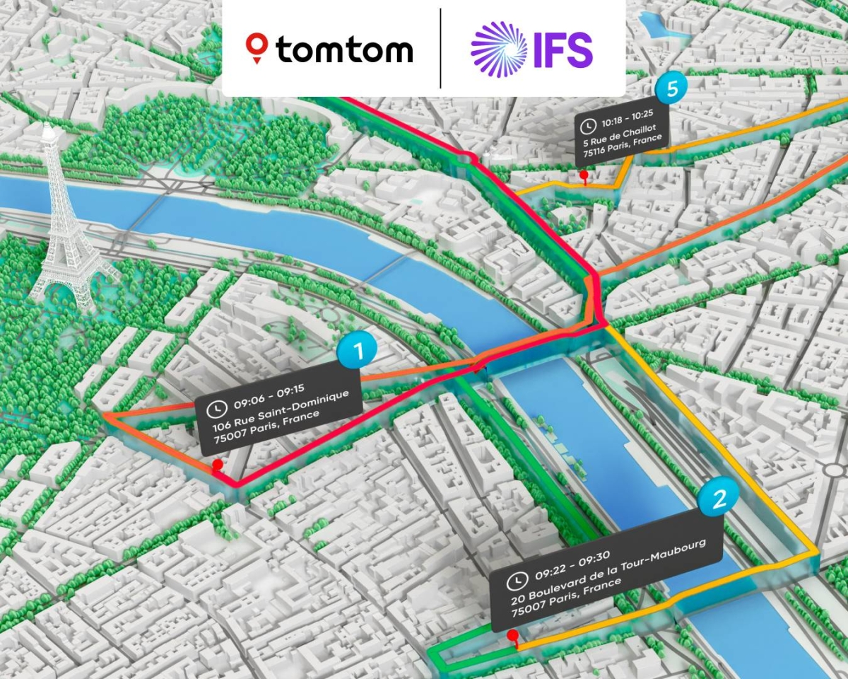 IFS Integrates TomTom's Location Tech for Smarter Field Service Management