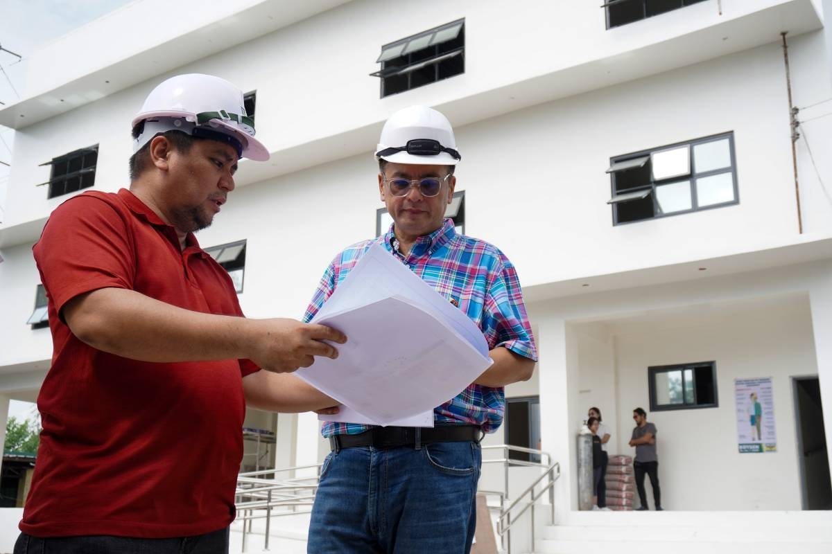 Biazon inspects key infrastructure projects, inclusive SPED center takes spotlight