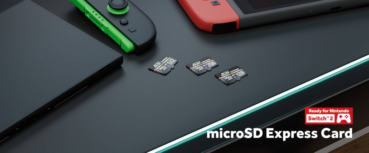 Born for Switch - AGI Technology Launches High-Speed microSD Express Card TF338