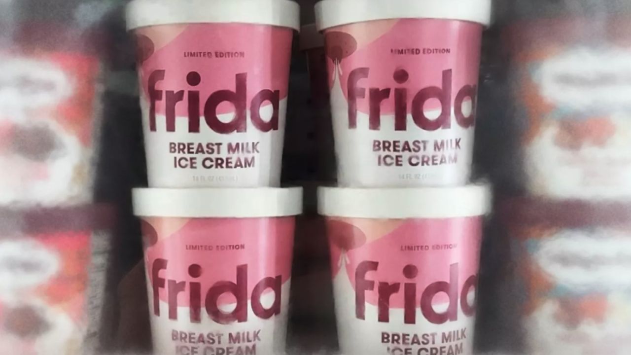 Découvrez la glace qui fait fureur en 2025 : une saveur unique de lait maternel, douce et crémeuse