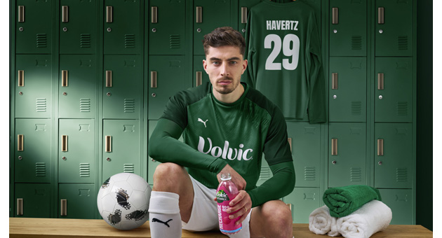 Volvic gewinnt mit Kai Havertz einen prominenten Markenbotschafter!