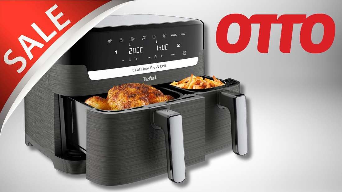 XXL-Heißluftfritteuse von Tefal mit Grillfunktion: Jetzt bei OTTO zum unschlagbaren Preis!
