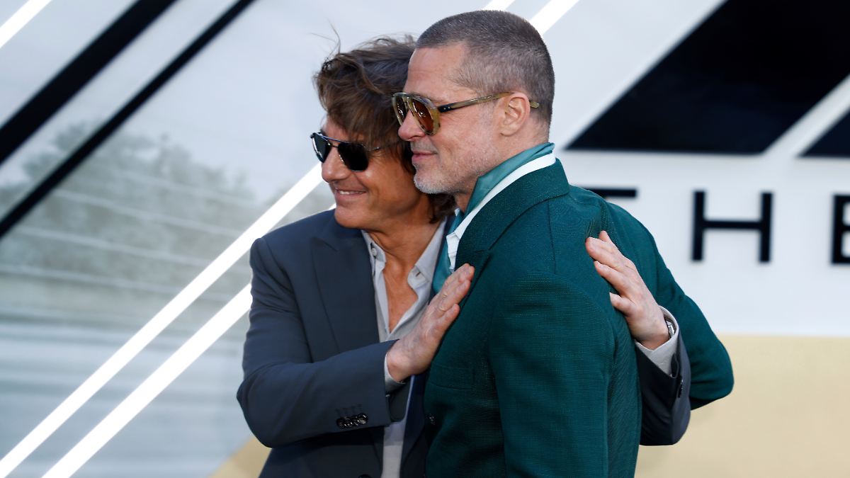 Brad Pitt und Tom Cruise: Lachen und Action bei der F1-Europapremiere in London!