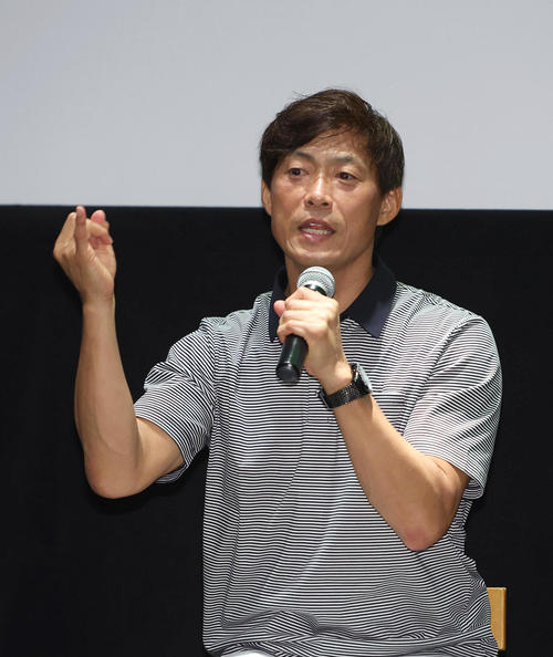 阪神OB桧山進次郎氏が心斎橋スポーツ映画祭で熱いトーク！ 伝説の名選手が語る野球への情熱