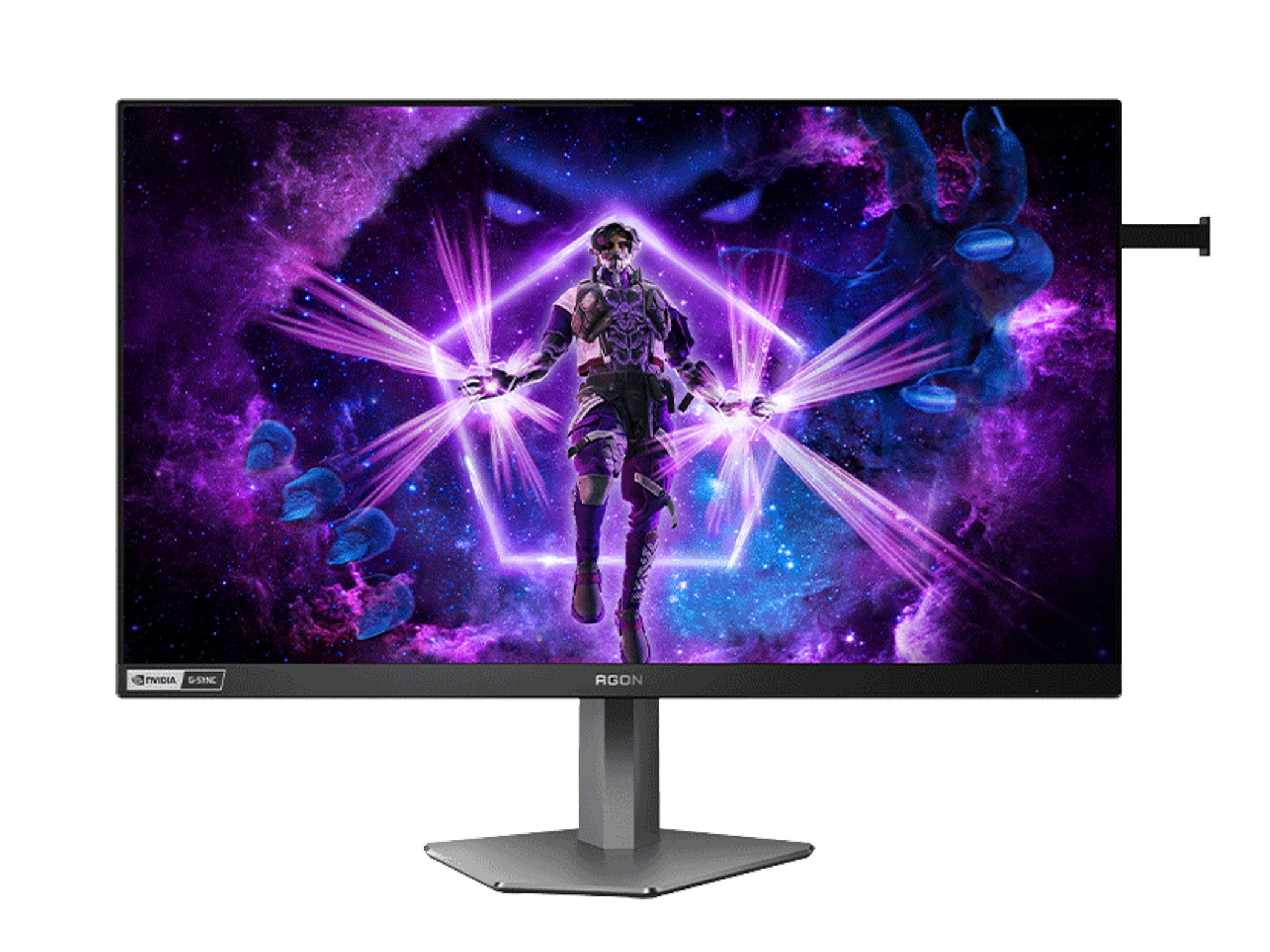 AOC AG276QSG Gaming-Monitor: Schnell, Ausgestattet mit USB-Hub und Headset-Haken für ultimatives Gaming-Erlebnis