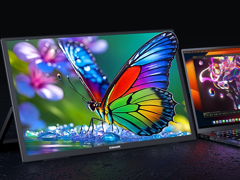 K18G: Mobiler Monitor mit 4K-Auflösung ist recht groß und kommt mit Google TV und HDMI-Ausgang