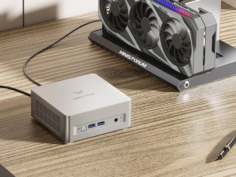 Minisforum Mini-PC mit eGPU-Unterstützung und Speicher-Upgrades jetzt mit Rabatt bei Amazon