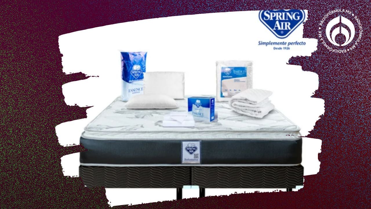 ¡Oferta exclusiva! Bodega Aurrera: Colchones Spring Air 2X1 con almohadas y sábanas de regalo