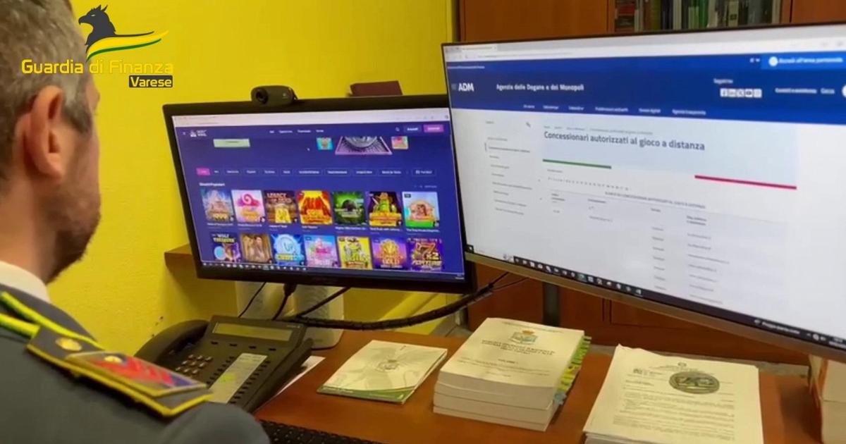 L'operazione della Guardia di Finanza: oscurati 50 siti di gioco on line abusivi