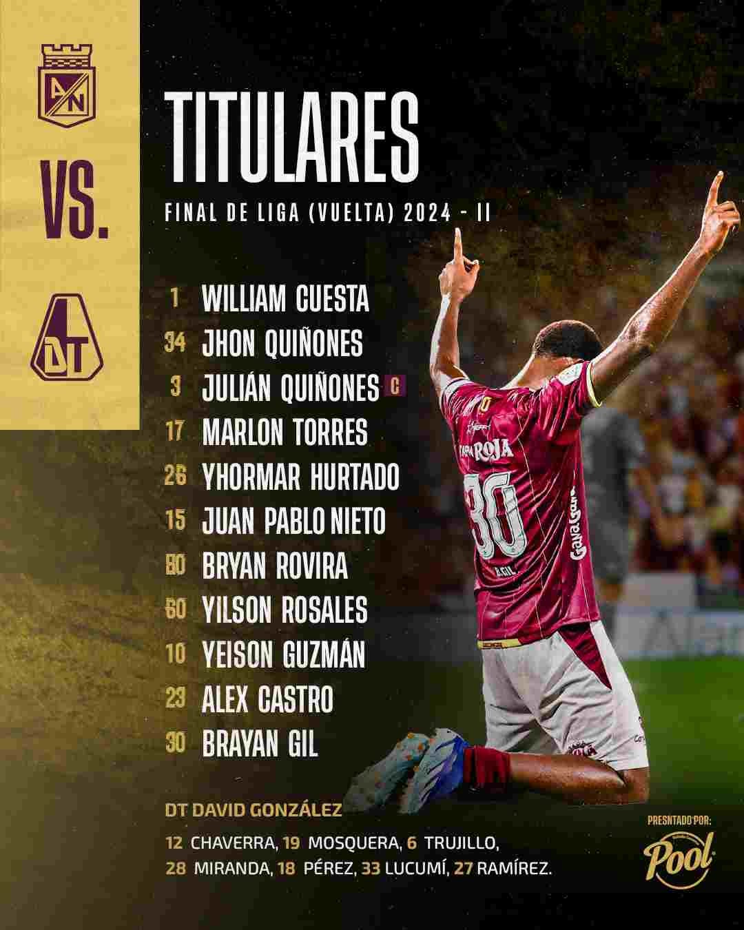 ¡En vivo! Atlético Nacional vs Deportes Tolima: La definición del título de la Liga Colombiana