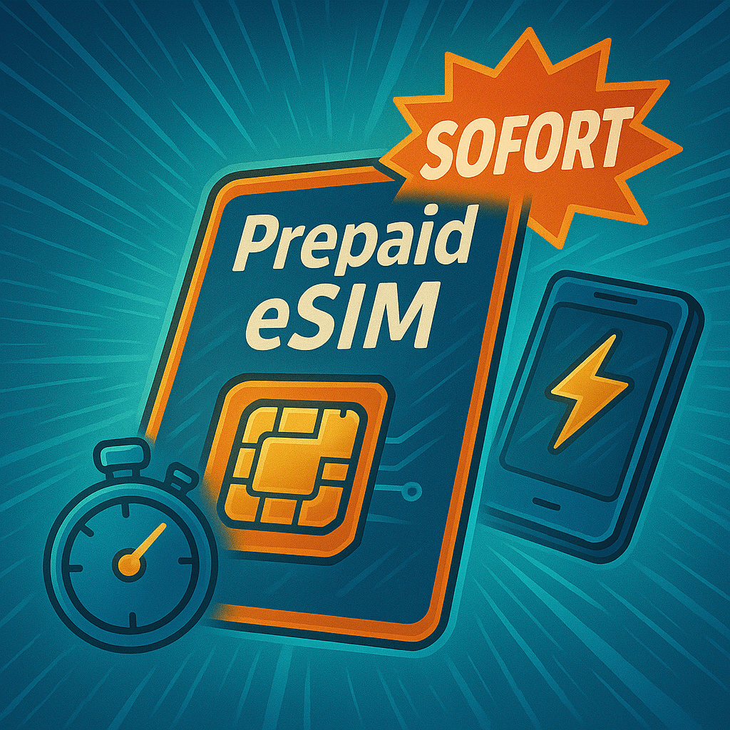 eSIM Prepaid Tarif sofort aktivieren: Keine Wartezeit für Mobilfunk