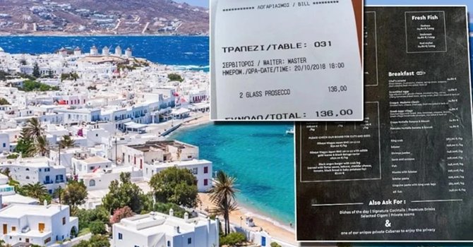 Mikonos Şoku! İngiliz Turistlerden Lüks Biraya 100 Euro Fiyat Tepkisi