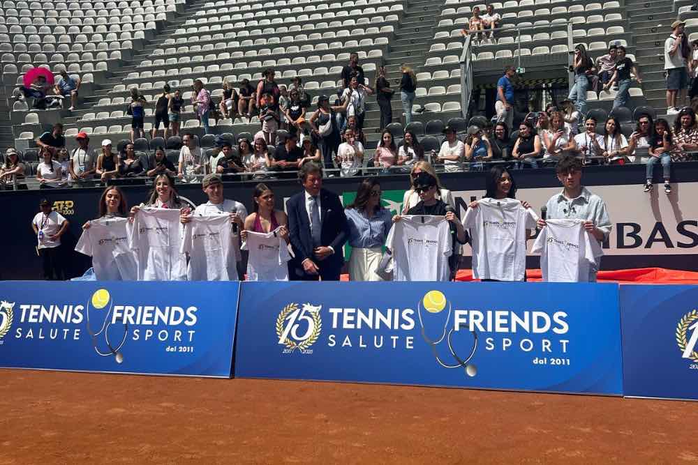 Tennis and Friends - Salute e Sport torna protagonista a Roma. Alla presentazione presenti Cobolli, Garbin e Volandri